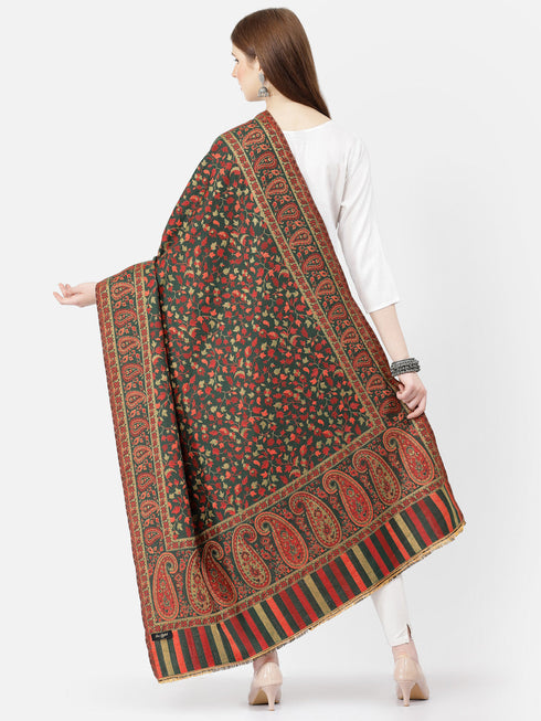Women's Paisley Jamawar Acrylic Wool Shawl
